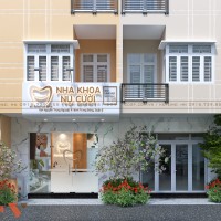 Phương án thiết kế nội thất nha khoa Nụ Cười hiện đại